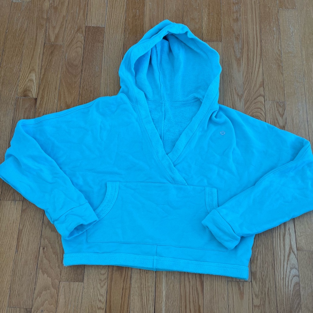 lululemon Scuba Hoodie Wrap Blue